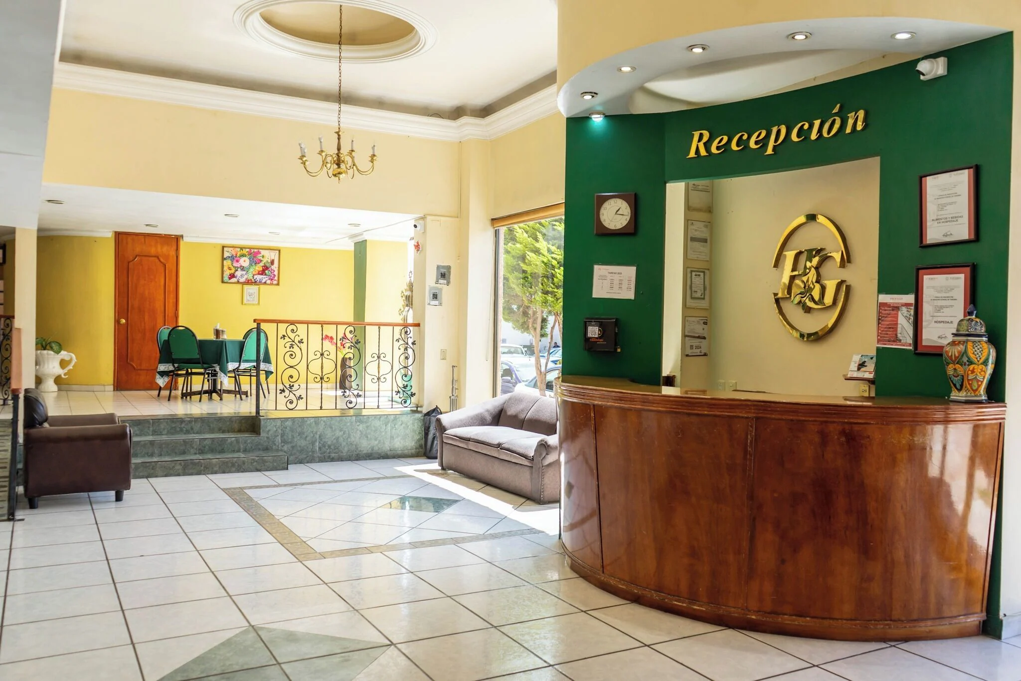 Hotel Guadalupe Recepción